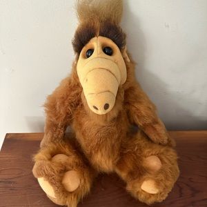 Alf Plush 1986 Stuffed Animal Doll 18” Vintage TV Show Alien